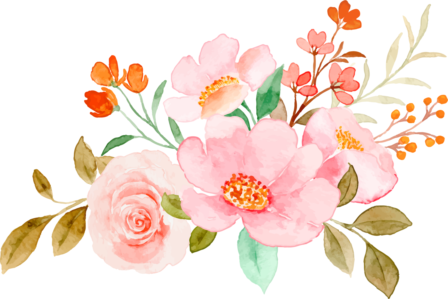 Pink flowers